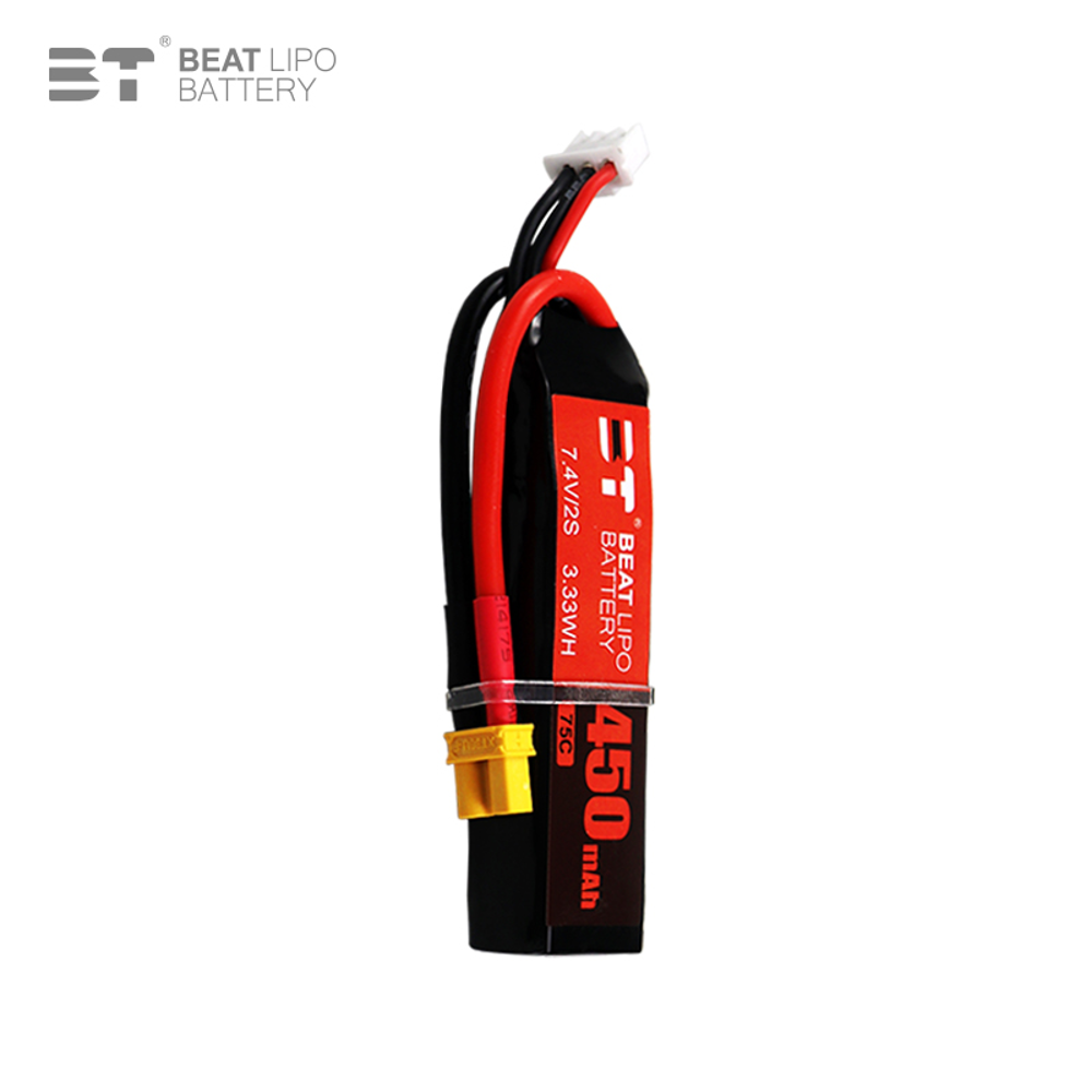 BEAT 2S 7.4V 450mAh 75C LiPo B - огляд і ціна Drone Battery Li-Ion