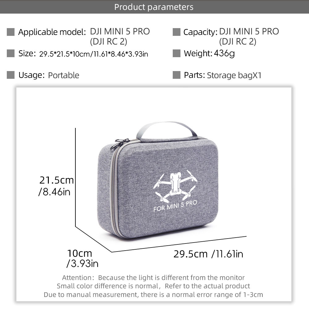 Storage Carry Case for DJI Min - огляд і ціна Drone Battery Bag