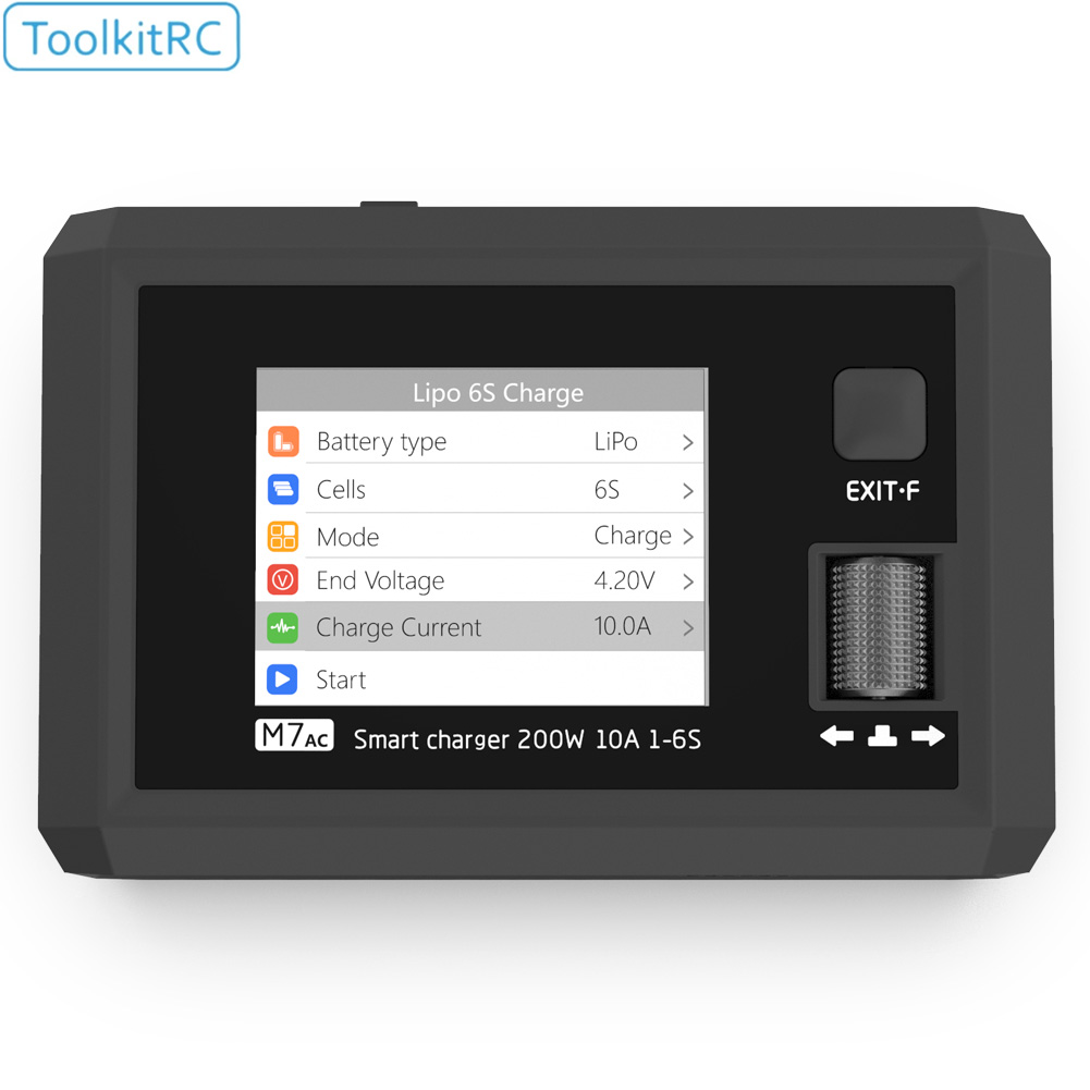 ToolkitRC M7AC 100W AC / 300W  - огляд і ціна Drone Battery Smart