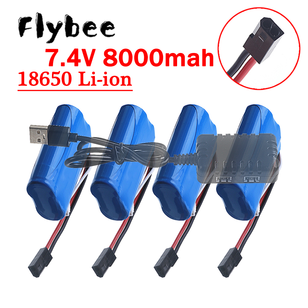 (5500 Plug) 18650 7.4V 8000Mah - огляд і ціна Drone Battery Li-Ion